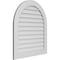 Ekena Millwork Round Top Surface Mount PVC Gable Vent: Non-Functional, w/ 3-1/2"W x 1"P Standard Frame, 32"W x 36"H GVPRT32X3601SN - alternate 5